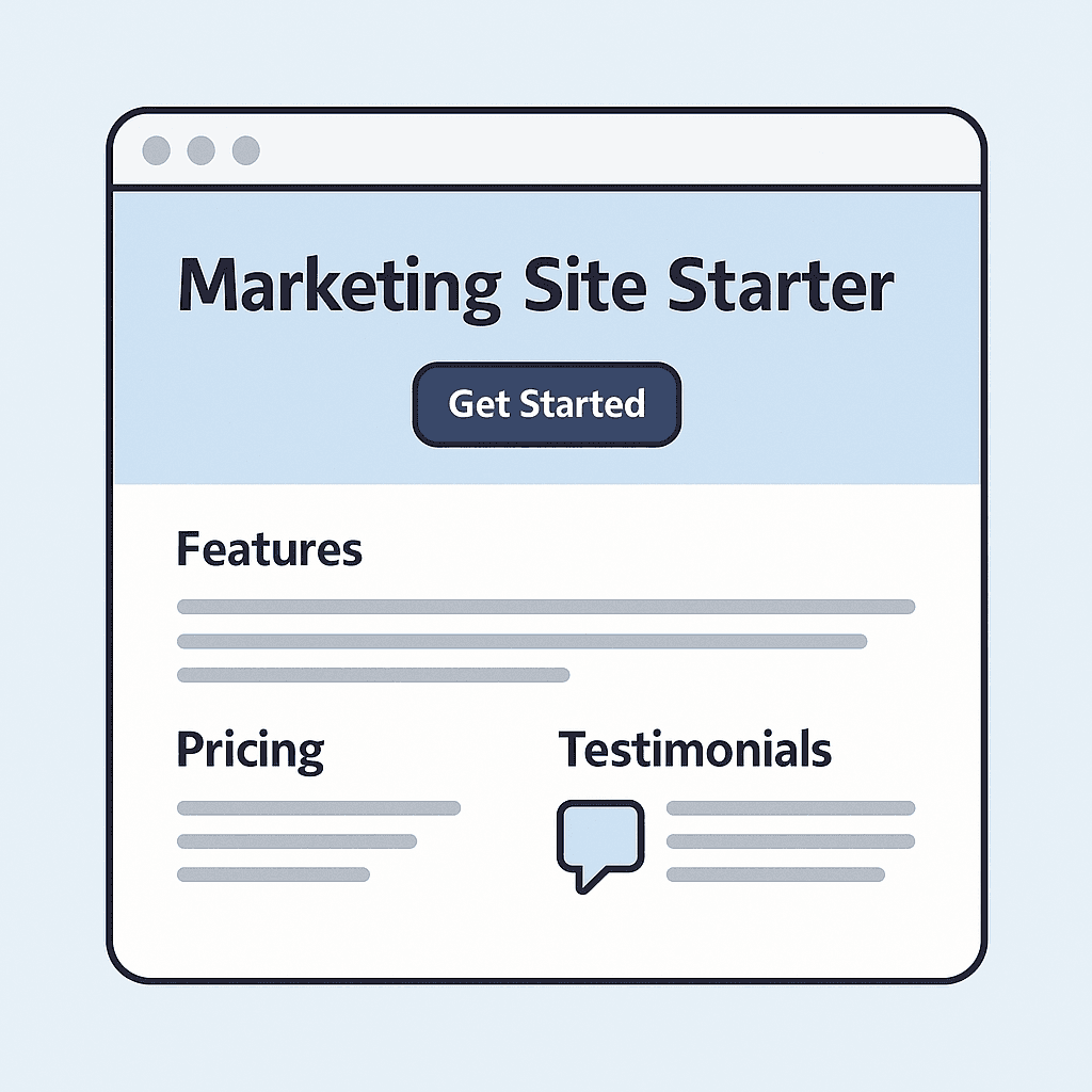 Marketing Site Starter